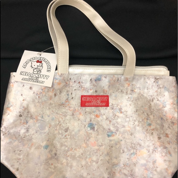 Sanrio Handbags - Hello Kitty Purse 40th Anniversary Satin Bag NWT